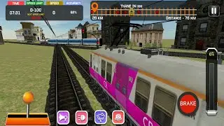 Mumbai AC Local Train || Indian Train Simulator fun game
