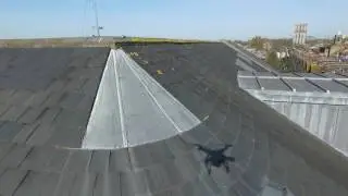 Building Survey by drone. Roof inspection London.