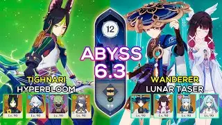 [NEW] C0 Columbina + C0 Wanderer & C3 Tighanri Hyperbloom | Spiral Abyss 12 | 6.3 Genshin Impact
