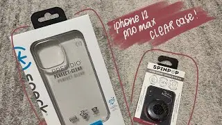 Speck iPhone 12 Pro Max Clear Case with SpinPop