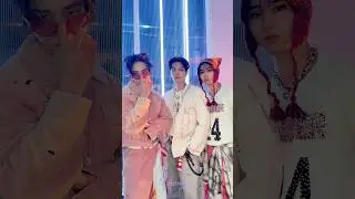 Hyunjin is definitely listening and judging 💀😭 #Straykids #bbmas #billboard #queennevercry