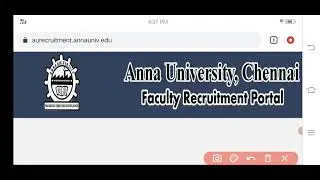 Anna university recruitment 2021 | how to apply online | Anna University Faculty Recruitment Faculty