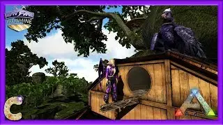 Our Birdhouse Workshop.  Ark Crystal Isles Modded Ironmine Ep 06