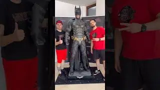 Unboxing statua Batman 1/1 Queen Studios #iosonounvirtuale #thedarkonight #batman #queenstudios