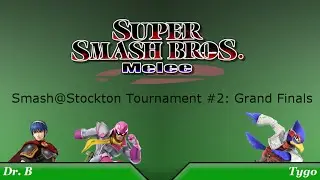 OnTiltGaming Smash Tournament 2 Grand Finals: Dr.B (Marth/Captain Falcon) Vs. Tygo (Falco)