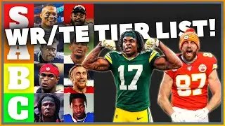 RANKING The Best RECEIVING Corps. In The NFL | TrashTalk Sports NFL Wide Receiver Tier Maker List
