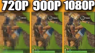 GTX 580 FORTNITE Chapter  1 BENCHMARK 720P 900P 1080P
