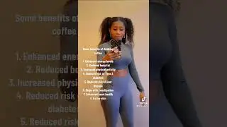 Benefits of drinking coffee #fitness #workout