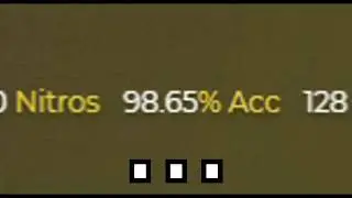If I get less than 99% accuracy, the video ends. (Nitro Type)
