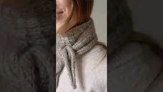 Miniscarf im Sophie-Scarf-Trend Stricken. Anleitung f&uuml;r wendbares Halstuch mit Muster 🥰