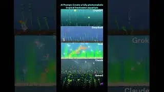 🐠 AI vs AI Coding Battle &ndash; Photorealistic Tropical Freshwater Aquarium 🪸  #aivsai #aquarium #chatgpt