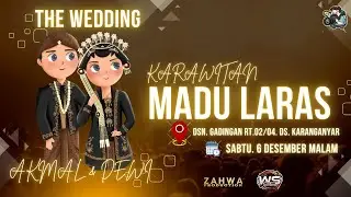 🔴LIVE TAYUB MASMI CS KARAWITAN MADU LARAS | WEDDING DEWI & AKMAL 6 DES 2025 GADINGAN KARANGANYAR