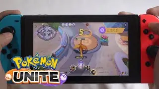 Pokemon Unite Nintendo Switch Gameplay Handheld Walkthrough Tutorial BETA Version