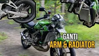 PASANG RADIATOR VND CURVE DAN ARM BPRO GEN 2 KE NINJA!! TAMBAH GANTENG