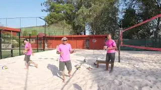 Defesa em Cima no Vôlei de Praia - Espalmada!