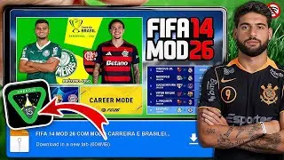 ✅ FIFA 14 MOD 26 ANDROID 14 & 15 MEDIAFIRE WITH UPDATED CAREER MODE (EA FC 2025 Update) 🚀