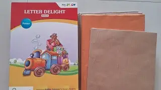 How to cover school note book with brown sheet easy method 2