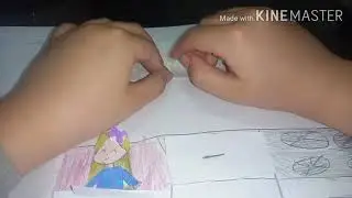 Rotina da manham da minha boneca de papel