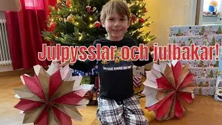 Julpysslar och julbakar! Vlogg