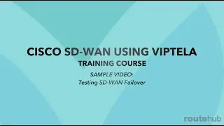 CISCO SD-WAN USING VIPTELA TRAINING COURSE | SAMPLE VIDEO