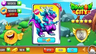 Dragon City: New HIGH FROZEN DRAGON x 1 MILLION GOLD [EXCLUSIVE DRAGON 2023] 😱