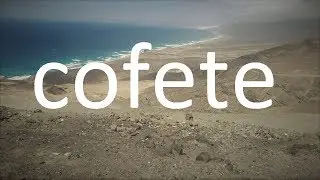 #Fuerteventura, playa Cofete view & wind 