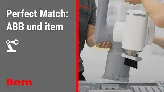 Innovative Roboter-Integration: item Arbeitsstation mit ABB Cobot