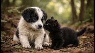 No One Helped the Lost Puppy &mdash; Until a Tiny Kitten Did