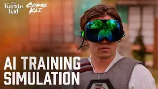 Hawk and Demetri Build an AI Training Simulator | Cobra Kai (Jacob Bertrand, Gianni Decenzo)