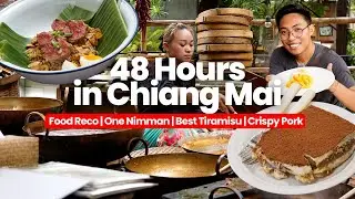 Chiang Mai Vlog 1| First 48 Hours in Chiang Mai, Thailand 2025 | Crispy Pork, Best Tiramisu and MORE