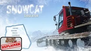Blunt Review: Snowcat Simulator