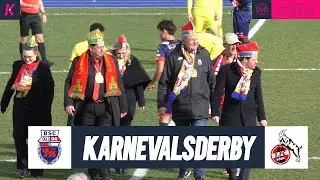 Karnevalsstimmung am Rhein | Wildes Spiel zwischen dem Bonner SC und der U21 des 1. FC Köln