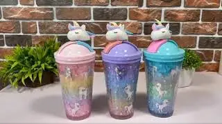 unicorn sipper bottle