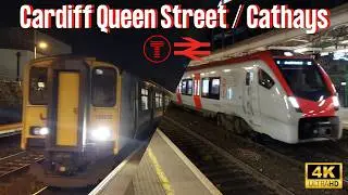 Trains at Cardiff Queen Street and Cathays (18th February 2025)