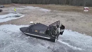 Delta Co. Sheriff's Office video of airboat rescue