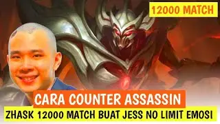 BAHKAN JES NO LIMIT HARUS MENGAKUI - TOP GLOBAL 1 ZHASK BEST BUILD EMBLEM ZHASK MLBB 2024