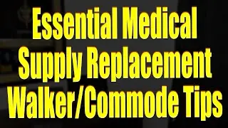 Essential Medical Supply Replacement Walker/Commode Tips, Gray, 1 1/8