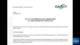 Galaxy Resources: Australia's leading lithium company