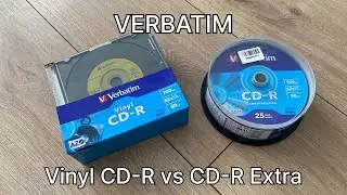 СРАВНЕНИЕ | VERBATIM VINYL CD-R vs CD-R EXTRA 💿