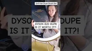 Trying the &pound;20 Dyson airwrap dupe, is it worth it? Honest review! #hairstyle #dysonairwrap