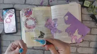 Bible Journaling With Masking Paper Die Cuts