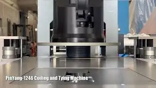 💪PY-1246 PLC Coiling and Tying Machine