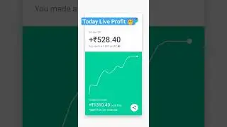 Live Profit in Trading 🥳🖤 #earnfromtrading
