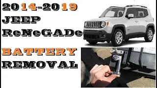 Как снять и заменить аккумулятор в Jeep Renegade 2014-2019