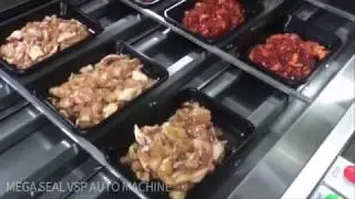 Ready to eat meal meat VSP (vacuum skin packaging auto machine)