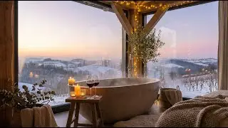 Slow Valentine in Zagorje ❄️ Cozy Winter Bath • Slow Living Moments