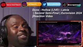 Dons - Hollow (LIVE) | Latvia 🇱🇻 | Second Semi-Final | Eurovision 2024 | REACTION