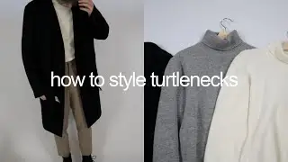 How to Style Turtlenecks Men // Turtleneck Lookbook  // Minimal Fashion 2020