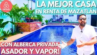 😱La MEJOR CASA EN MAZATLÁN❗ para Rentar para tus Vacaciones con Alberca Privada en Zona Dorada