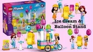 Киоск с мороженым и воздушными шарами Lego Friends | Lego Friends 2026